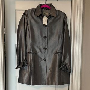 Chic Metallic Women's Blazer